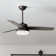 52" Sentinel 3 -Blade Standard Ceiling Fan with Remote Control and Light Kit Included