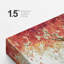 «Autumn Autumn Maple Tree Forest Red Leaves Nature Landscape», reproduction d'art sur toile