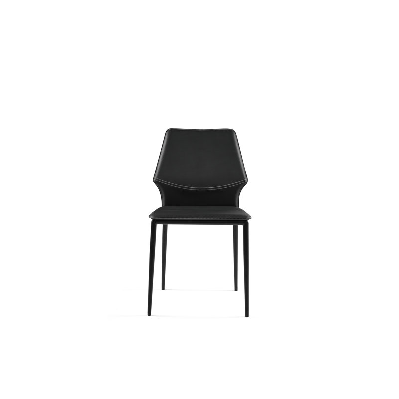 Chaise d'appoint Paton, Noir