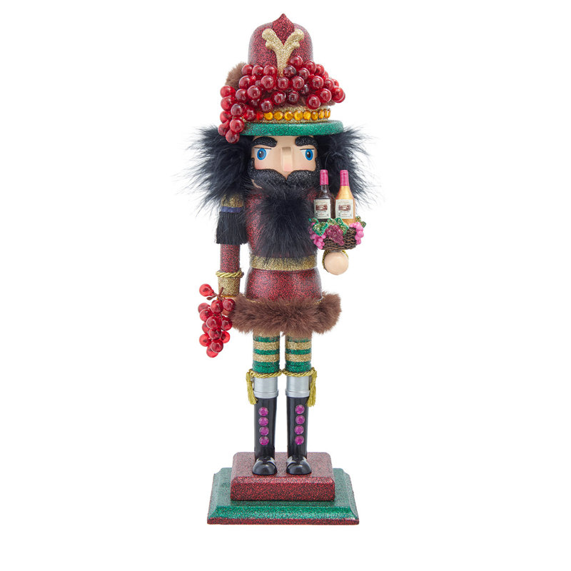 Kurt Adler 16" Hollywood Nutcrackers Wine Nutcracker