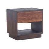 Palermo 1 - Drawer Solid Wood Nightstand