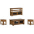 Bloomfield Lift Top Storage Caster Cocktail Table With 2 End Table And Sofa Table