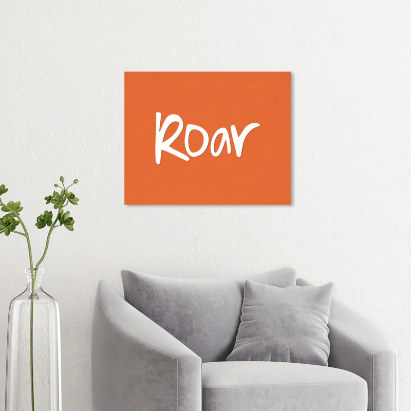 « roar », art sur toile Lysette, H 24 po x l 28 po x P 1,5 po