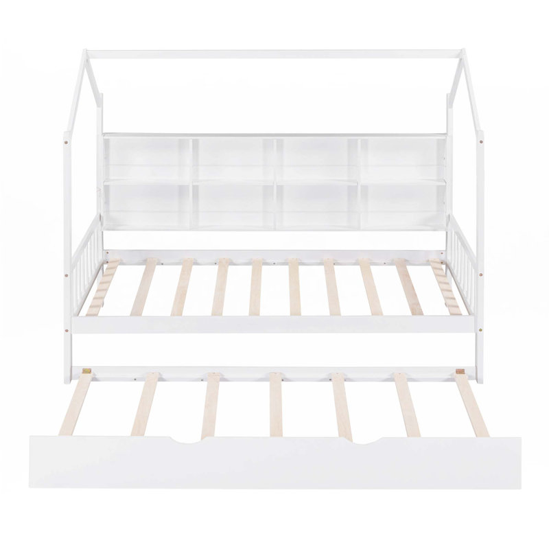 Lit en bois avec couchette, Simple