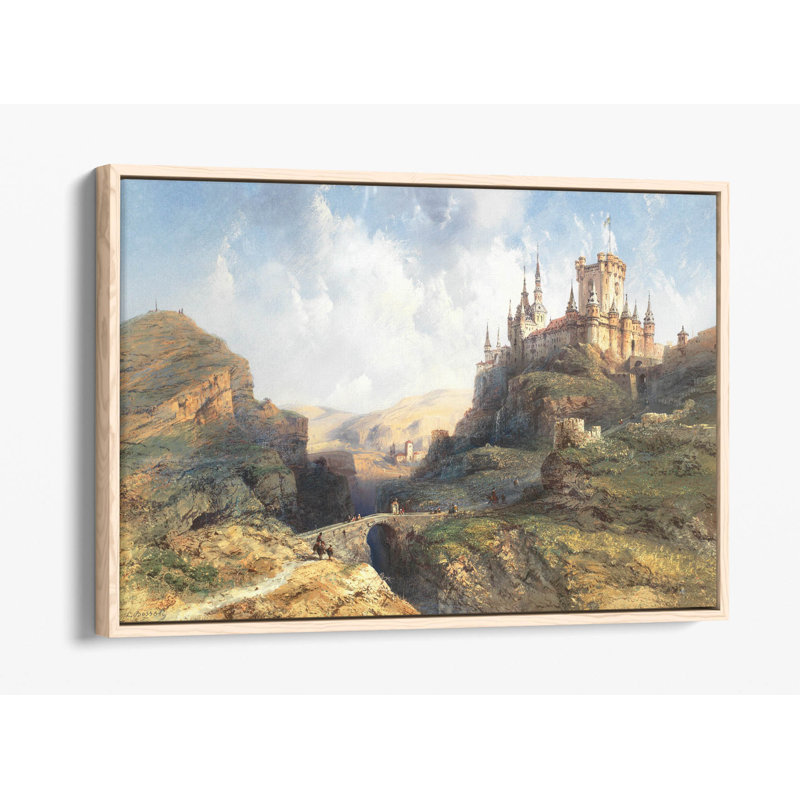 Wrapped Canvas Print, 20.32 cm H x 30.48 cm W, Light Oak