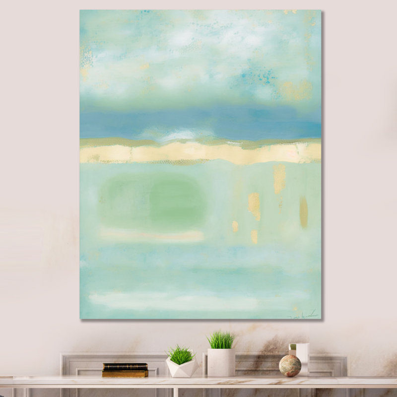Olive Sprig Landscape III - reproduction sur toile, L 34 po x H 44 po, Toile tendue