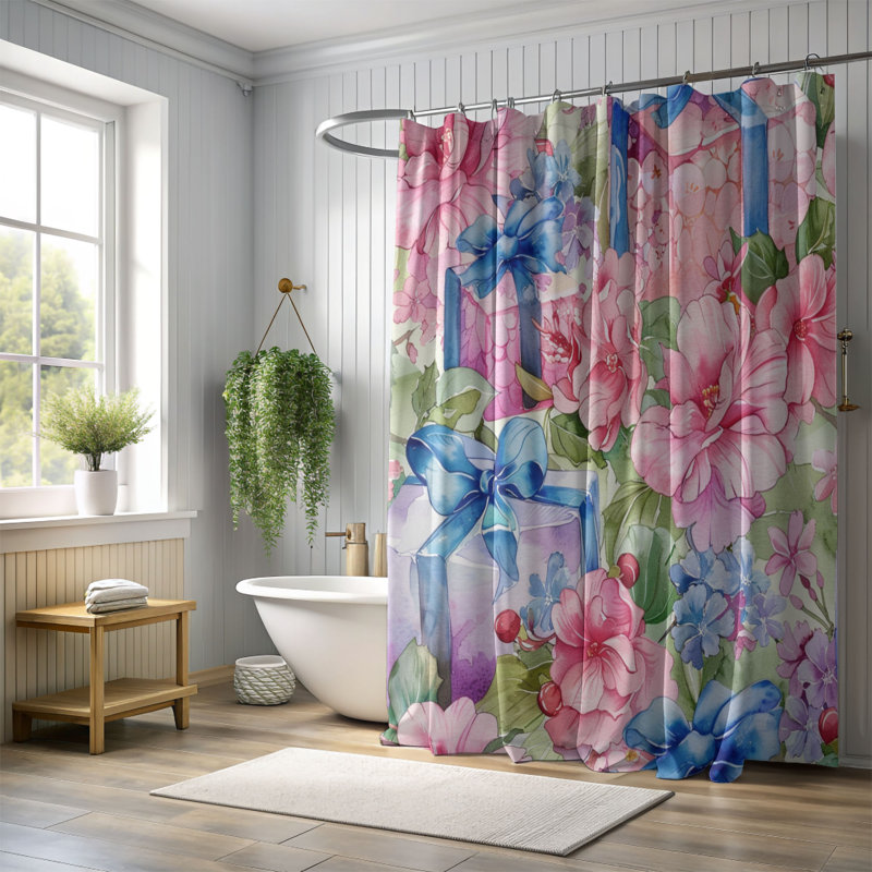 Rideau de douche Premium, H 74 po x l 71 po
