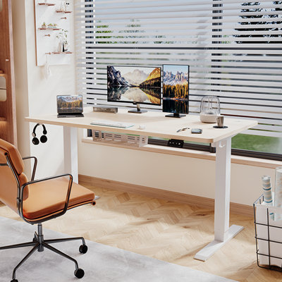 Electric T-Shape Height Adjustable Standing Desk