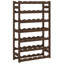 42 Bottle Solid Wood Floor Wine Bottle Rack in-92954607
