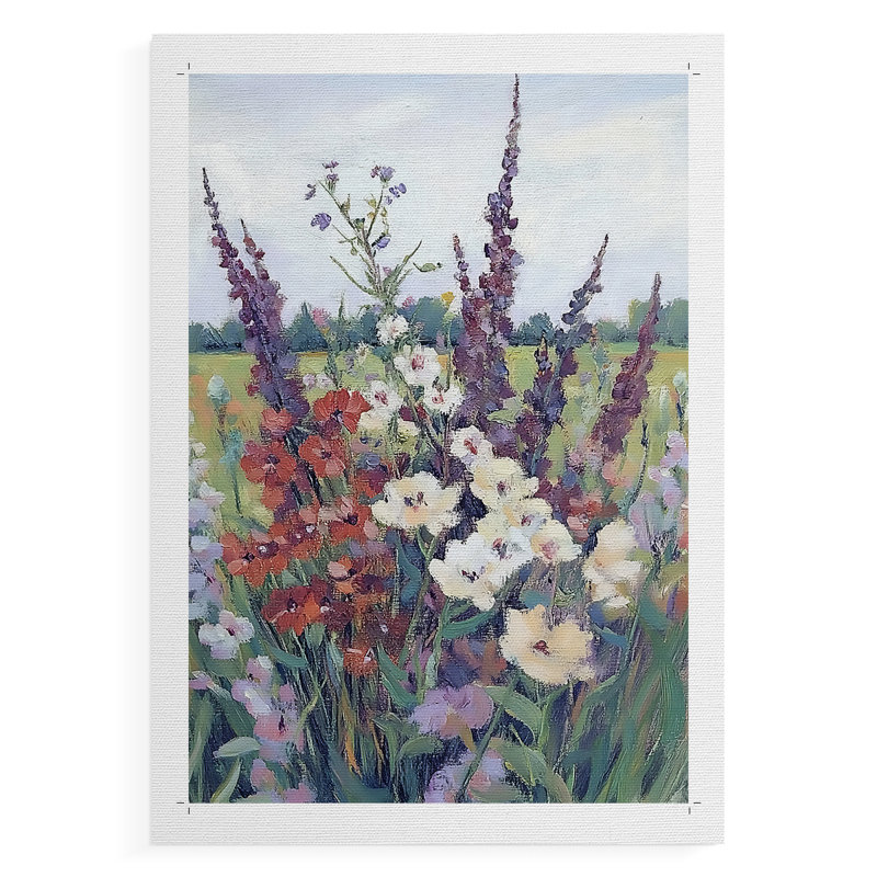 Série FLORAL DCxxxix - Impression sur toile seulement - non encadrée, H 18 po x l 12 po