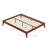 Solid Dry Bamboo Wood Platform Bed Frame-55753105
