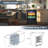 24-inch 210 Can Freestanding/Built-in Beverage Cooler - Energy Efficient, Quiet, Home Bar Fridge with Safety Lock-113062635