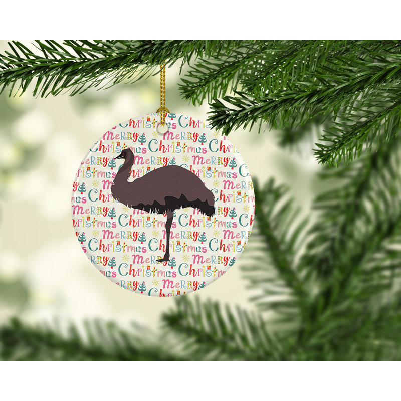 Figurine suspendue de Noël Emu