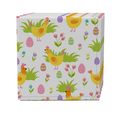 Cotton Twill Animals/Nature Square Napkin