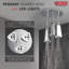 Pomme de douche fixe pleine pluie suspendue-37805548