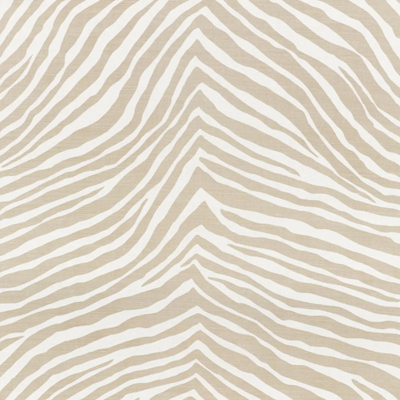 Tissu emblématique zébré, Naturel