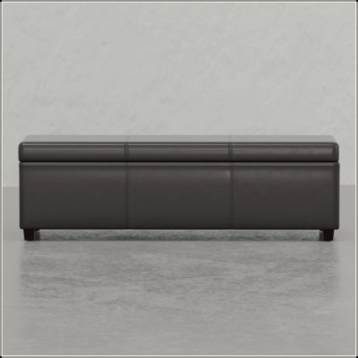 Lincoln Extra Large Storage Ottoman Bench