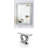 Console Table Mirror Set Crushed Diamond Home Decor Modern Glam Stylish