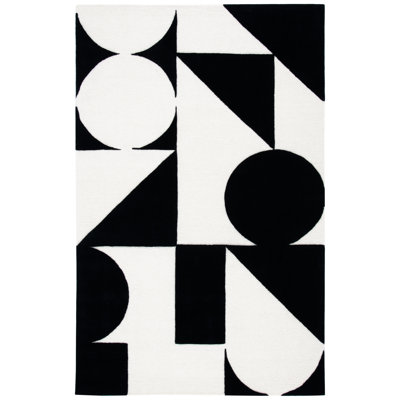 Rodeo Drive 857 Area Rug In Ivory / Black