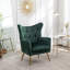 Fauteuil en velours capitonné 30,25 po Rily-1831789013
