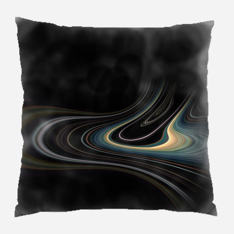 Art Microsuede Reversible Throw Pillow