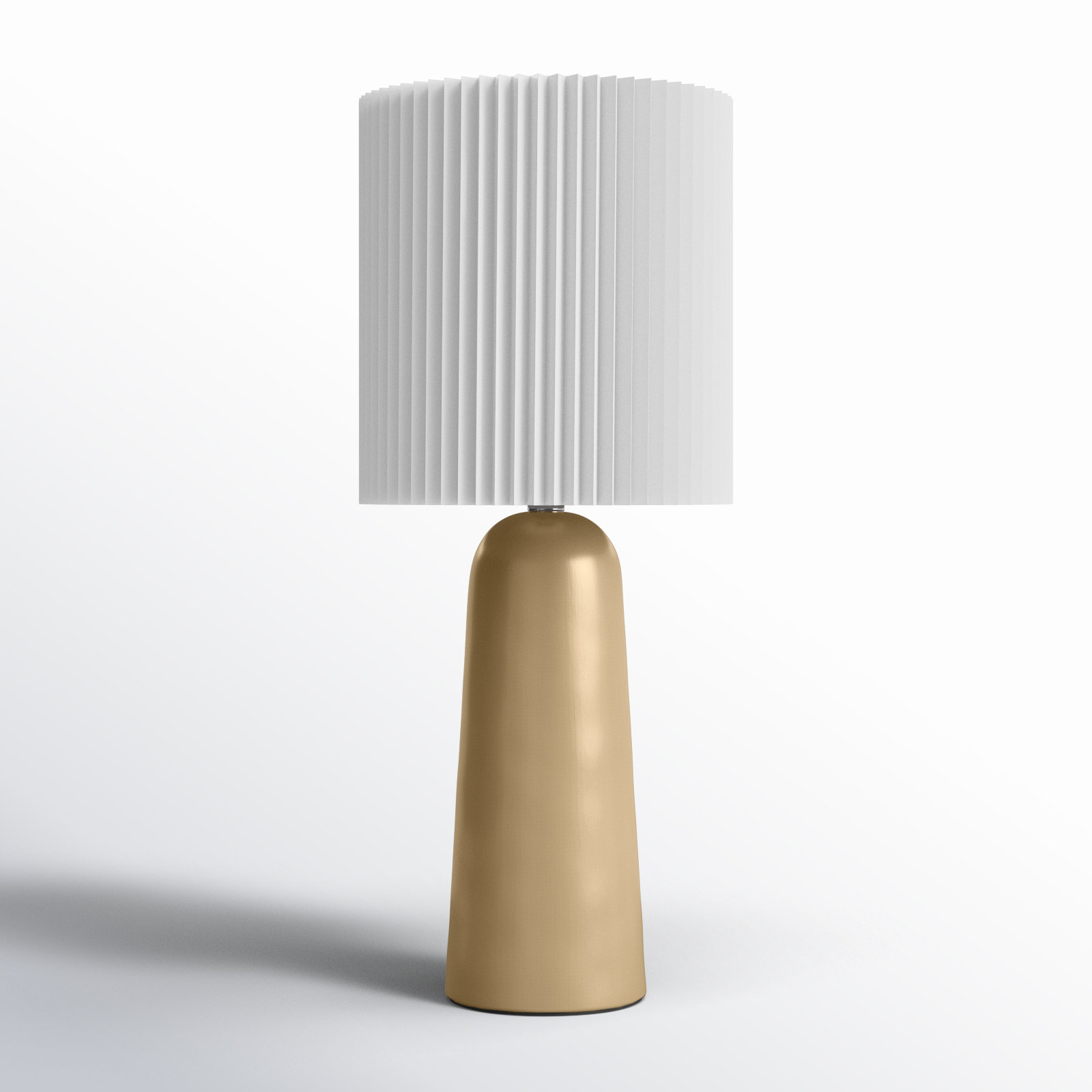 Racine Ceramic Table Lamp, Beige