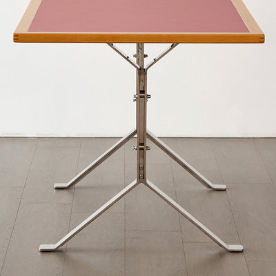 Creative Bright Red Rectangular Writing Desk