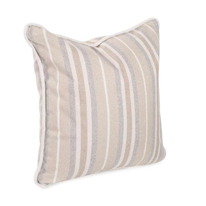 Coussin intérieur / extérieur Dune, Sable, Carré, H 24 po x l 24 po