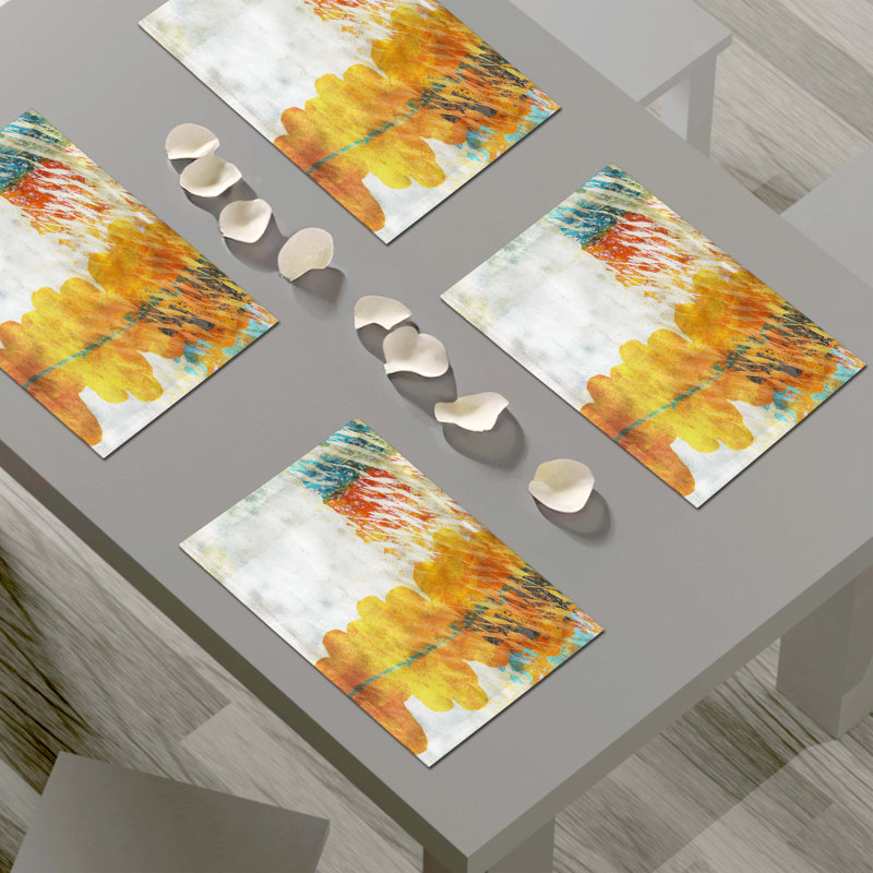 Napperon abstrait en polyester