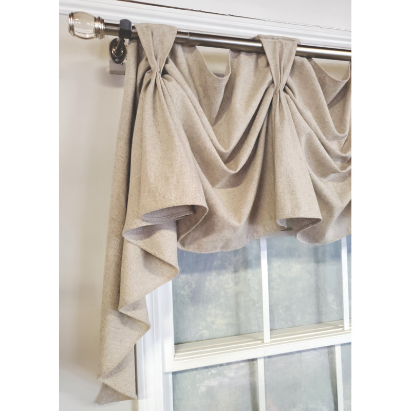 RLF Home Soft Linen 3-Scoop Victory Swag