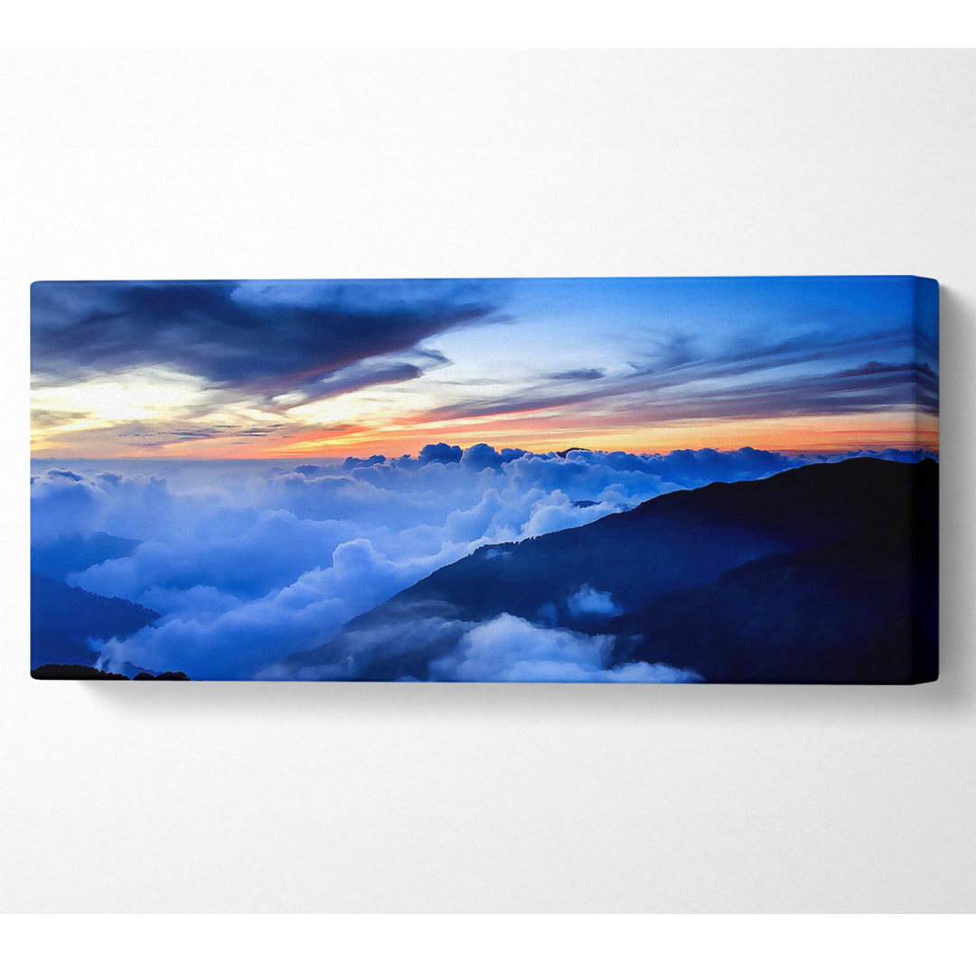 Wolkenmeer Panoramaleinwand