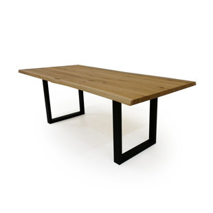 Grande table de salle à manger en chêne blanc