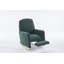 Fabric Nursery Rocking Chair With Adjustable Footrest-549197512
