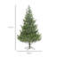 Arbre de Noël réaliste de 6 pi avec 1933 pointes, assemblage facile et branches ignifuges pour un décor de Noël sécuritaire