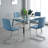 Upholstered Counter Stool with Steel Frame-94413546