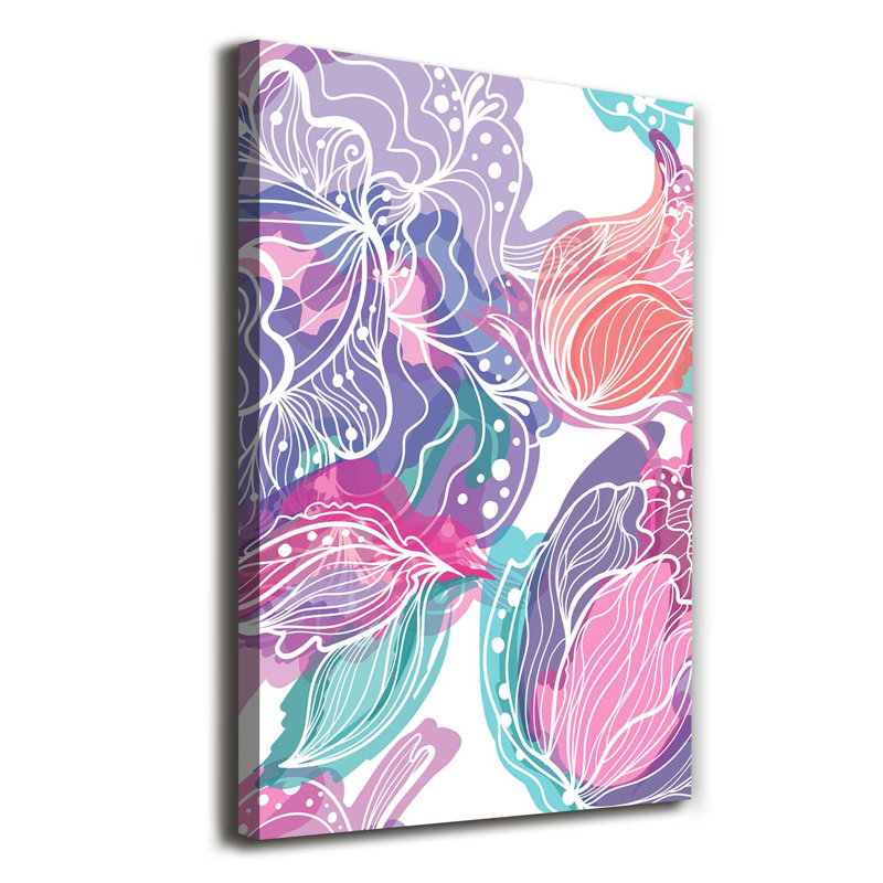 Floral - Wrapped Canvas Print