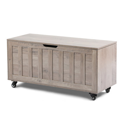 Coffre à couvertures en bois manufacturé Gracemont