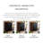 Black&Walnut Solid  Wood Accent Cabinet