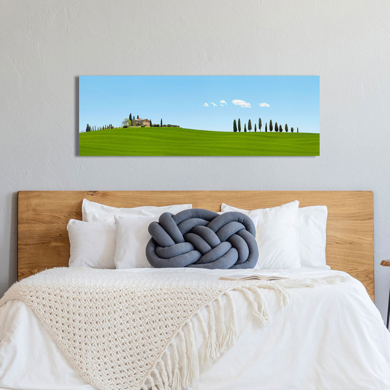 Strada Del Brunello, Tuscany by Pangea Images - Wrapped Canvas Painting, 35cm H x 100cm W x 4cm D