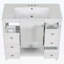 Meuble-lavabo en bois 36 po avec lavabo, armoire et tiroirs pour un rangement efficace et une conception élégante-355607962