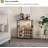 Coffee Bar Cabinet With Wine Rack And Glass Holder, Kitchen Sideboard Buffet Cabinet With Wine Rack Storage, Led Light-195907562