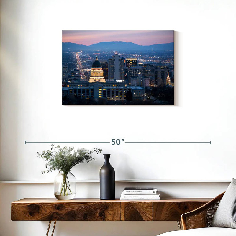 Salt Lake City At Dawn