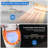 Smart Bidet Toilet  With Auto Open/Close Lid, Foam Shield, Auto Flush, Heated Seat, Warm Wash/Dryer, Remote Control, Foot Sensor, LED Display, Night Light For Bathroom Comfort-128614603