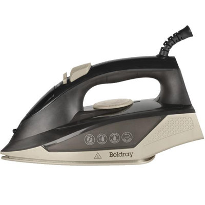 Beldray 2000 W Cordless Self-Cleaning Non Stick Soleplate Iron with Burst of Steam Technology