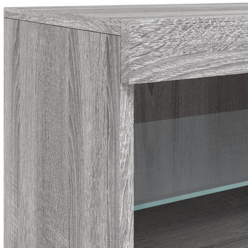 Basilisa 60cm Sideboard, Grey Sonoma