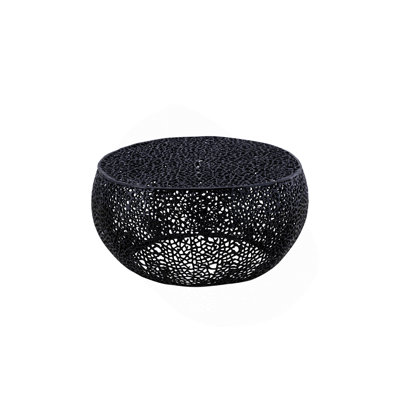 Coffee Table, Round In Black