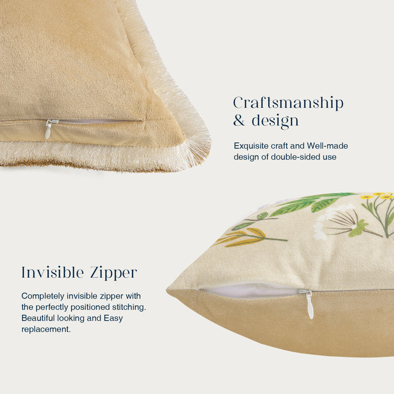Easter TUTU Cover Polyester Pillow Cover, Beige