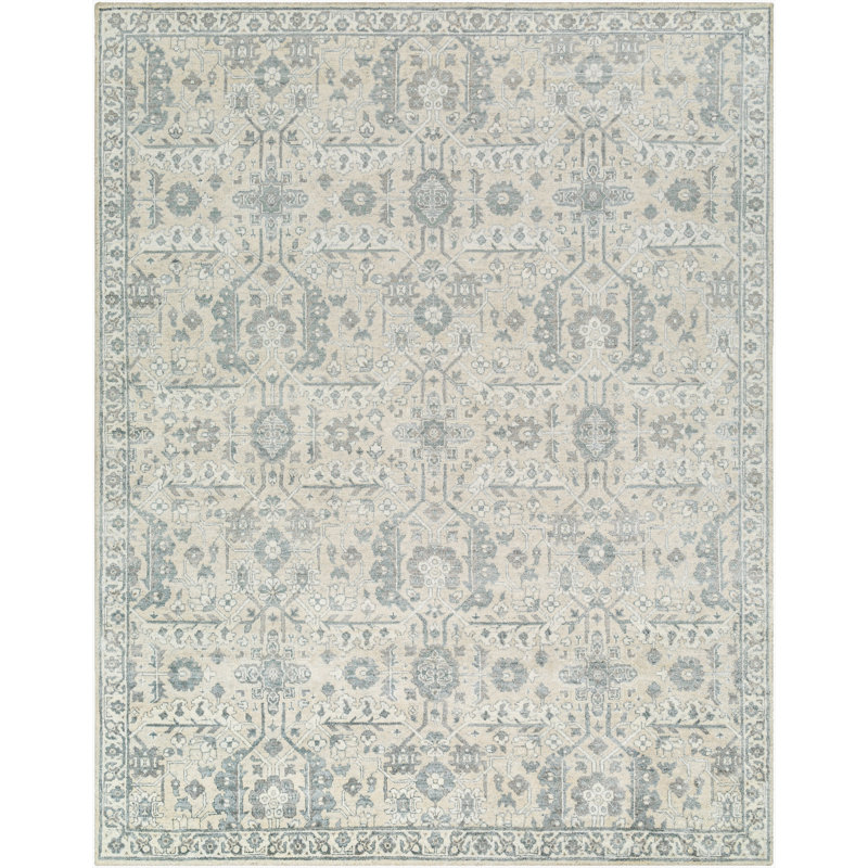 Tapis fait à la main Fairmont, Rectangle 6 pi x 9 pi