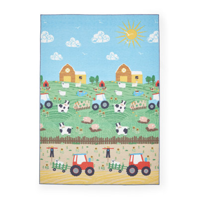 Animal Print Digitally Printed 120cm X 170cm Area Rug