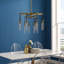 Lustre suspendu en laiton antique Modway Resolve